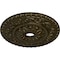 Ekena Millwork Vaduz Ceiling Medallion (Fits Canopies up to 3 1/2"), 23 1/2"OD x 3 1/2"ID x 2 1/8"P, Green Gold CM23VAGGS - alternate 2